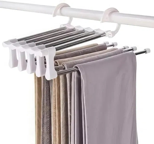 5-Tier Foldable Trouser & Clothing Hanger