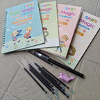 Smart Writing Practice Copybook Kit (4 Book + 1 Pen + 10 Refill + 1 Grip)